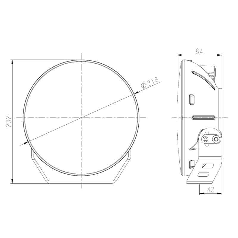 Verstraler the Graveler zwart met dagrijverlichting 12.000 lumen 12/24V